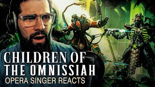 Opera Singer Listens to Children of the Omnissiah  Warhammer Mechanicus [upl. by Hogue47]