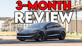 2024 Tesla Model 3 Performance 3Month Review  Is It Worth It [upl. by Witte]