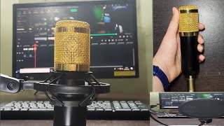 BM 800 Condenser Microphone Full  Unboxing Setup Audio Test Review [upl. by Carlota]