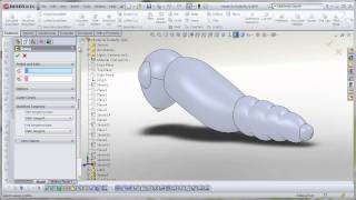 Modeling a Butterfly in SolidWorks [upl. by Eerahs361]