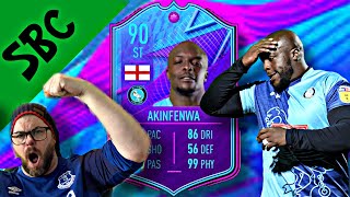 FIFA 22  OMG AKINFENWA END OF ERA SBC COMPLETED AND PLAYER REVIEW OVERVIEW EOE SBC FIFA22 [upl. by Tab100]