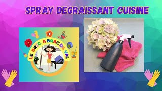 🧽SPRAY DEGRAISSANT CUISINE 🧽 [upl. by Drescher961]