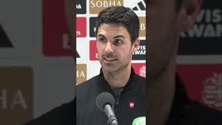 Mikel Arteta says he LOVES Pep Guardiola ❤️ [upl. by Salomone720]