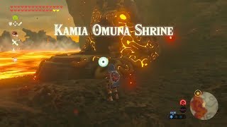 Zelda Breath of the Wild  Kamia Omuna Shrine  Champion Daruks Song [upl. by Farand]