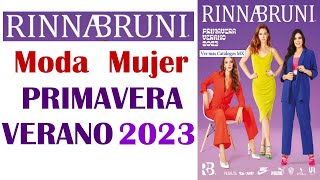 CATÁLOGO RINNA BRUNI PRIMAVERA VERANO 2023 Moda Mujer [upl. by Notaes]