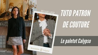 Tuto Patron Couture 🧵 Le Paletot Calypso [upl. by Koppel]