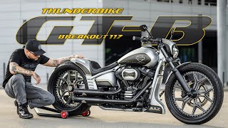 Thunderbike GTB  customized HarleyDavidson Breakout 117 [upl. by Jacob]