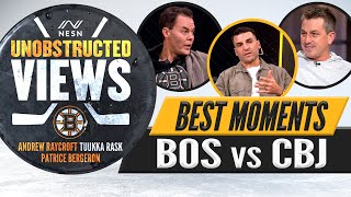 Best of BOS vs CBJ  Unobstructed Views with Tuukka Rask Patrice Bergeron and Andrew Raycroft [upl. by Gaeta192]