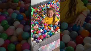 BALL PIT WORD COLOR CHALLENGE 🌈😱 HallieOnStage114 shorts [upl. by Sewell]