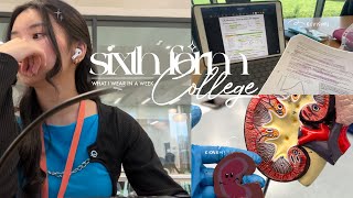 vlog 🎧 what I WEAR in a week  SIXTH FORMcollege productive gym anatomy more [upl. by Nohsyt]