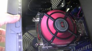 Install Video of the Evercool Buffalo HPFI10025 CPU Cooler [upl. by Buzz]