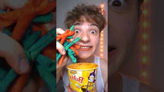 Extreme Spicy noodles ASMR 🥵 [upl. by Linette]