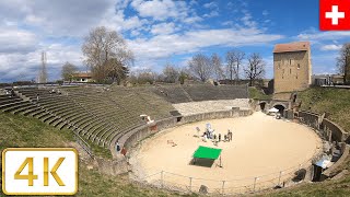 Avenches in Switzerland  Spring 2021【4K】Roman Town [upl. by Aset]