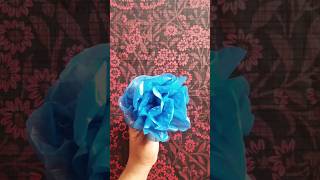 Flowers Making With Plastic Carry Bags flower shorts carry bag plastic short feed [upl. by Triplett]