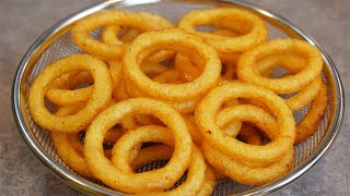 Easy Potato Rings Recipes  Crispy French Fries  Potato Recipes  Potato Snack [upl. by Yelahs]