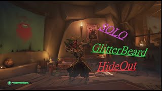 How To Solo GlitterBeard Hideout Journal Sea of Thieves [upl. by Shrier]