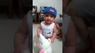 One year old baby walking video 😍 [upl. by Ennayrb]