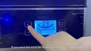 How to Adjust Ice Thickness on GSEICE SY Series Ice Maker  Easy Tutorial [upl. by Canotas491]