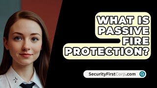 What Is Passive Fire Protection  SecurityFirstCorpcom [upl. by Tnarg33]