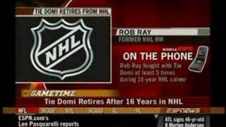 Tie Domi  Farewell Interview on ESPN [upl. by Adore32]