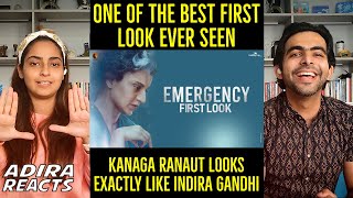 Emergency First Look Reaction Video  Kangana Ranaut As Indira Gandhi Review amp Response [upl. by Ahsilrae21]