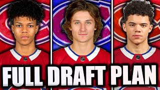 MONTREAL CANADIENS 2024 NHL DRAFT PLAN REVEALED… [upl. by Anadroj]