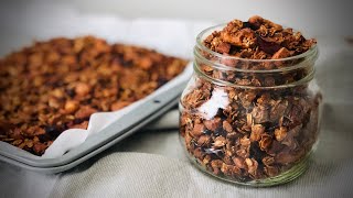 GRANOLA CASERA 😉 Fácil y saludable ✅ [upl. by Yrol115]