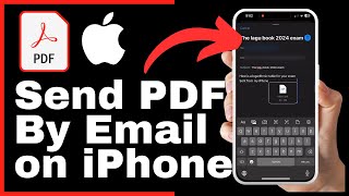 How to Send PDF File by Email on iPhone [upl. by Filbert]