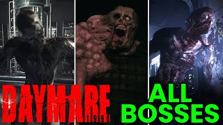 Daymare 1998  All Bosses With Cutscenes No Damage Daymare Difficulty amp Ending [upl. by Ahseined]