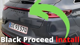 Logo install  Kia Proceed GT [upl. by Ieluuk146]