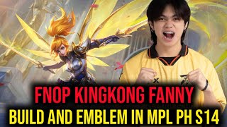 Kingkong Fanny Build and Emblem in MPL PH VS FCAP [upl. by Philippine]