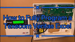 How to program a Texecom Veritas Excel [upl. by Sirron]