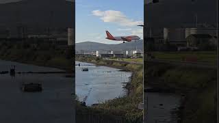 easyJet Europe A319 airplane aviation subscribe viralvideo plane airport trending shorts [upl. by Elauqsap914]