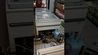 Fridge repair and regassing Deep fridge repair and regassing CocaCola fridge [upl. by Iblehs450]