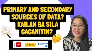 VL56  Primary and Secondary Sources of Data [upl. by Kenji205]