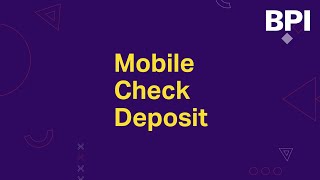 How To Deposit a Check Online  BPI app  2024 [upl. by Attenna235]