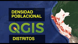 Densidad Poblacional QGis [upl. by Sherburne]