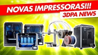 NOVA K1C Impressora 3D de Metal Líquido BCN3D e Bambu A1 Mini no Brasil  3DPA News Fev24 [upl. by Tavey]