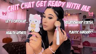 CHIT CHAT GRWM ♡ life lately health update relationships YouTube stress amp hitting 200k [upl. by Botsford759]