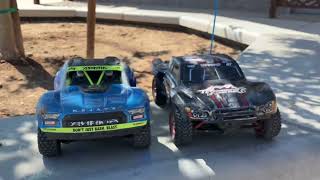 Mojave Grom vs Traxxas 116 Slash [upl. by Ninazan]