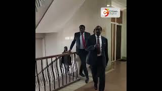 Impeached DP Rigathi Gachagua arrives at Milimani Law Courts for the hearing of his impeachment case [upl. by Timmy]