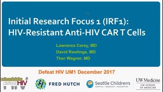 HIVRESISTANT ANTIHIV CAR T CELLS  CAB TALK [upl. by Saundra]