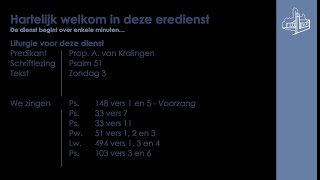 27102024  Avonddienst  Ds BE de Weerd  Waarom Jezus [upl. by Enohs367]