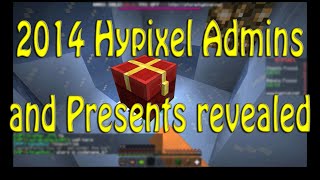 Revealing Hypixels 2014 Xmas Presents amp Admins [upl. by Jim236]