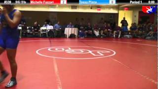 NYAC 59 KG  130 lbs Michelle Fazzari vs Tessa Plana [upl. by Krebs]