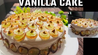 Homemade Classic Vanilla Sponge Cake  Easy and delicious  Quick recipe  Delicious 😋 [upl. by Becket]