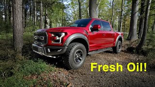 20172020 Ford Raptor oil change [upl. by Rust]