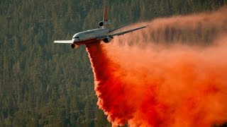 Aerial firefighting air tankers and helicopters  Video HD BEST [upl. by Meyeroff]