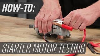 How To Test Motorcycle ATV amp UTV Starters [upl. by Novit372]