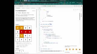 Readable LeetCode Solution Word Search II Depth First Search [upl. by Nanahs16]